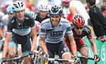 Andy Schleck pendant la huiti�me �tape du Tour de France 2011